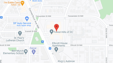 Forest Hills of DC in google map