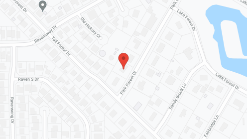 Map of the neighborhood around Cypress Assisted Living I