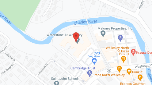 Map of the neighborhood around Waterstone at Wellesley