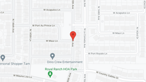 Map of the neighborhood around Johnson Family Care Home