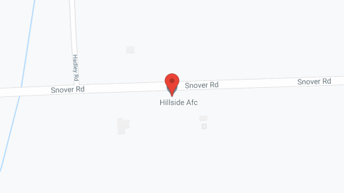 Map of the neighborhood around Hillside AFC