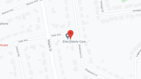 Map of the neighborhood around Elite Elderly Care