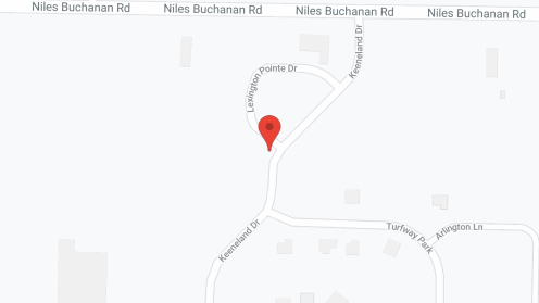 Map of the neighborhood around Lexington Place at Longmeadow