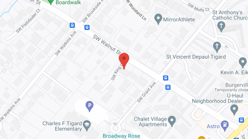 Map of the neighborhood around Tigardville