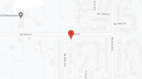 Map of the neighborhood around Lund AFH