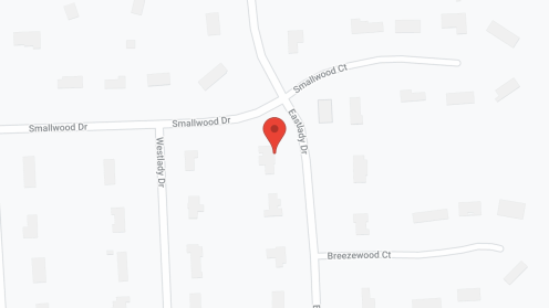 Map of the neighborhood around Lorraine's House