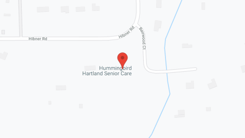 Map of the neighborhood around Hummingbird Hartland LLC