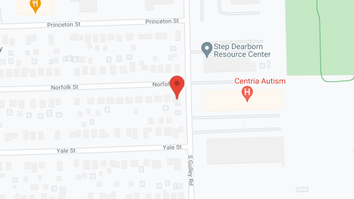 Map of the neighborhood around Love Care