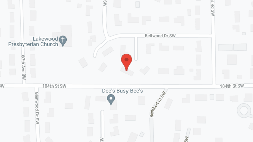 Map of the neighborhood around Over the Hill AFH