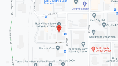 Map of the neighborhood around Titus Village A
