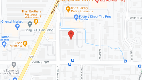 Map of the neighborhood around Ballinger Court
