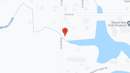 Map of the neighborhood around Hillman's Haven