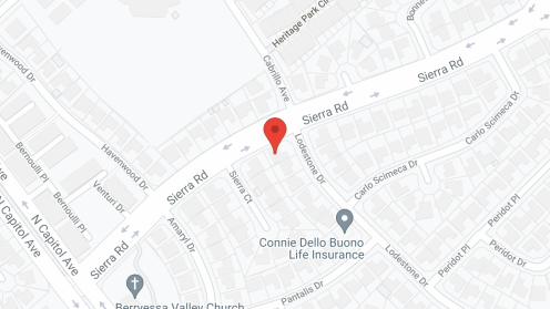 Map of the neighborhood around Sierra Elderly Care Home