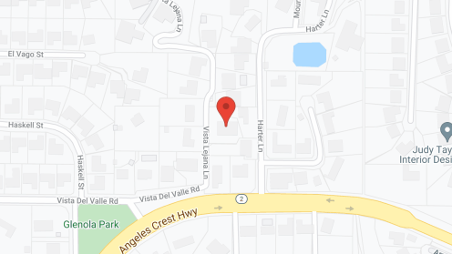 Map of the neighborhood around Three Sycamores Villa