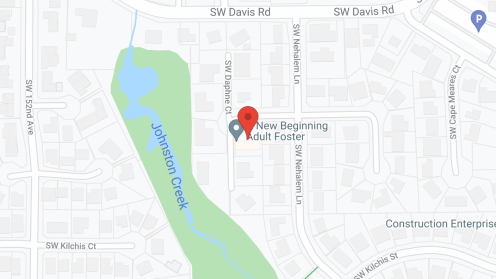 Map of the neighborhood around A New Beginning Compassionate LLC