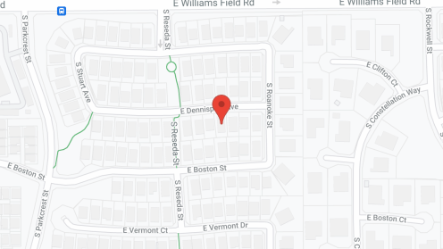 Map of the neighborhood around Symphony Assisted Living