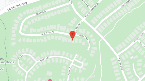Map of the neighborhood around Pine Tree Cottage RCFE