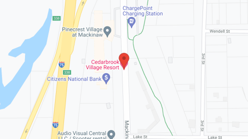 Map of the neighborhood around Pinecrest Village at Mackinaw