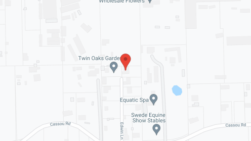 Map of the neighborhood around Twin Oaks Garden II