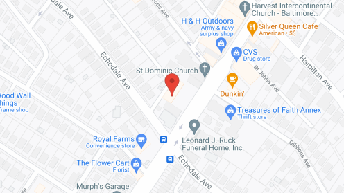 Map of the neighborhood around John Manley House