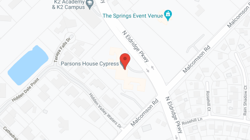Map of the neighborhood around Parsons House Cypress, LLC