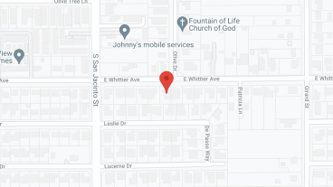 Whittier Board and Care in google map