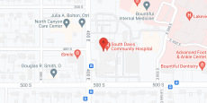 South Davis Community Hospital in google map