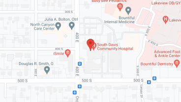 South Davis Community Hospital in google map