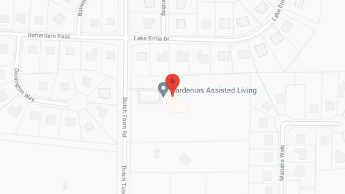 Map of the neighborhood around Gardenias