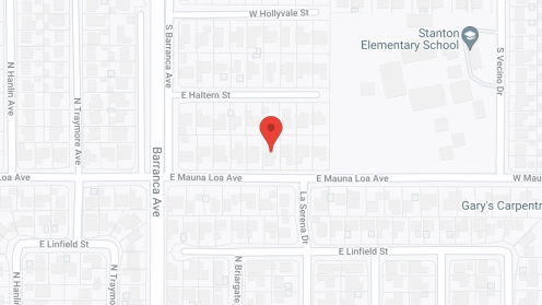 Map of the neighborhood around Mauna Loa Oaks