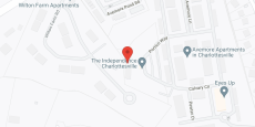 The Independence of Charlottesville in google map
