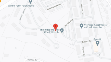 The Independence of Charlottesville in google map