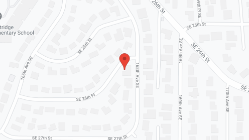 Map of the neighborhood around Grace Alzheimer's AFH