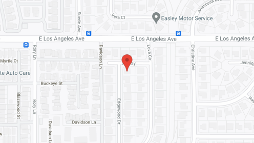 Map of the neighborhood around Love Circle