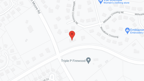Map of the neighborhood around Angels Garden Senior Communities