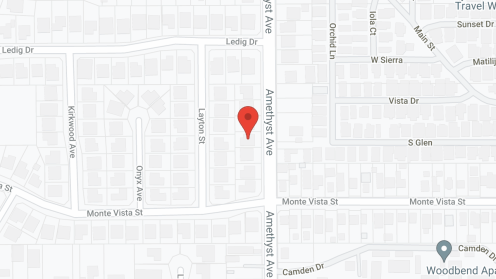 Map of the neighborhood around Genesis Manor VI