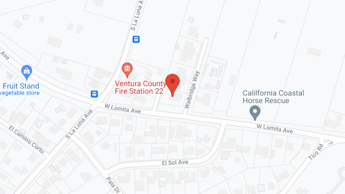 Map of the neighborhood around Casa Bella