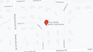Amy's Place in google map