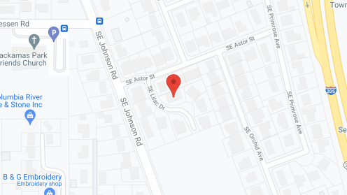 Map of the neighborhood around Blessed Care ACH