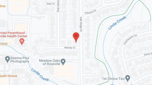 Map of the neighborhood around Regala's Care Home II