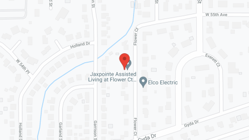 Map of the neighborhood around Jaxpointe at Flower Court