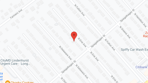 Map of the neighborhood around Long Island Shared Family Residence