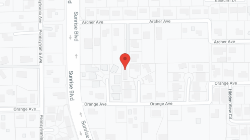 Map of the neighborhood around Fair Oaks Villa