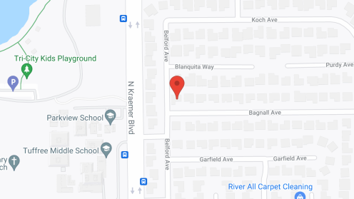 Map of the neighborhood around Amberwood