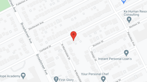 Map of the neighborhood around Coffer AFC Home