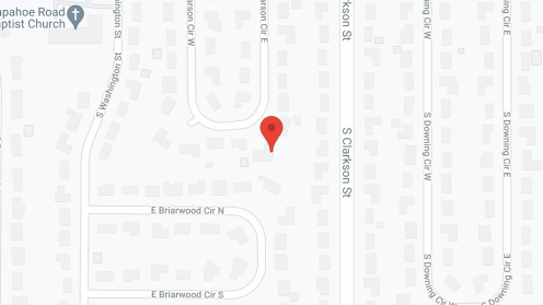 Map of the neighborhood around Serenity House Assisted Living Kit Carson