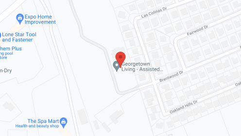 Map of the neighborhood around Georgetown Living