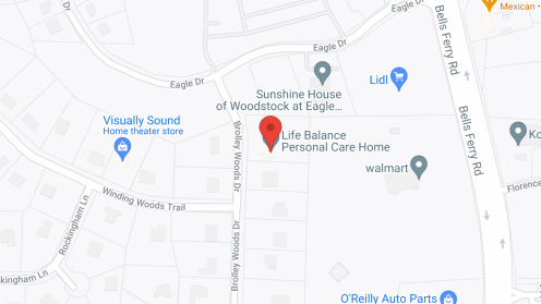 Map of the neighborhood around The Dwane Adam Personal Care Home