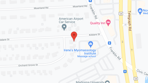 Map of the neighborhood around Vernon Manor Assisted Living