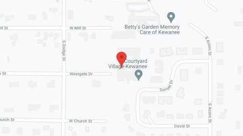 Map of the neighborhood around Courtyard Village
